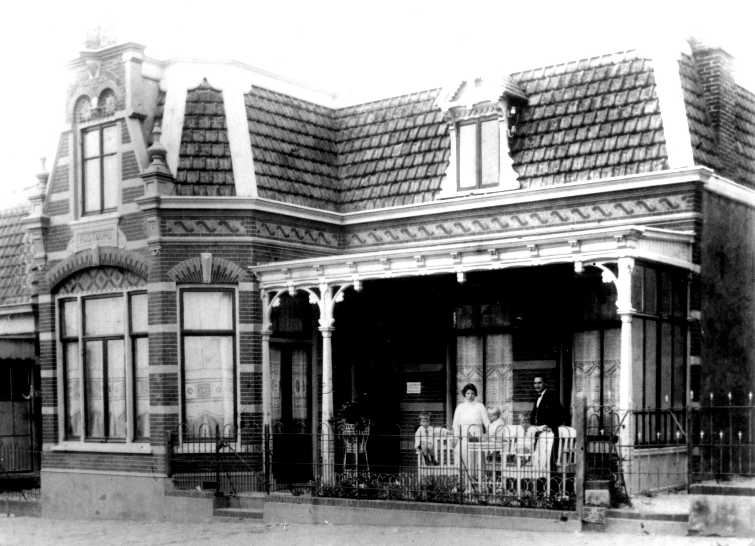 Zeestraat 62, Zandvoort – originele voorgevel ca. 1910